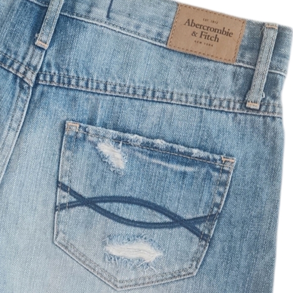 Abercrombie & Fitch Womens Distressed Beaded Pocket Short Shorts Size 2/26. - Picture 8 of 12